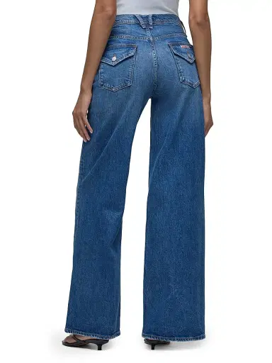 Hudson Jeans Women's Jodie Loose-Fit Wide-Leg Jeans - Glee | Thumbnail 6 Hudson Jeans Women's Jodie Loose-Fit Wide-Leg Jeans - Glee | Thumbnail 6