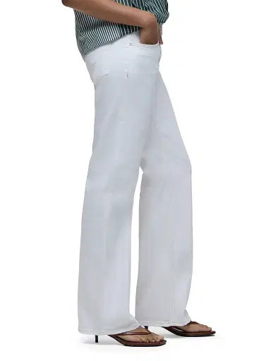 Hudson Jeans Women's Kelli Low-Rise Straight-Leg Jeans - White | Thumbnail 5 Hudson Jeans Women's Kelli Low-Rise Straight-Leg Jeans - White | Thumbnail 5