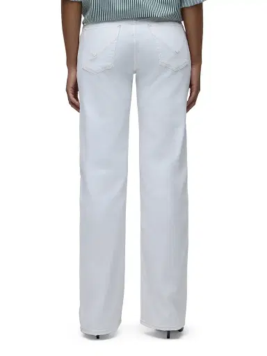 Hudson Jeans Women's Kelli Low-Rise Straight-Leg Jeans - White | Thumbnail 6 Hudson Jeans Women's Kelli Low-Rise Straight-Leg Jeans - White | Thumbnail 6