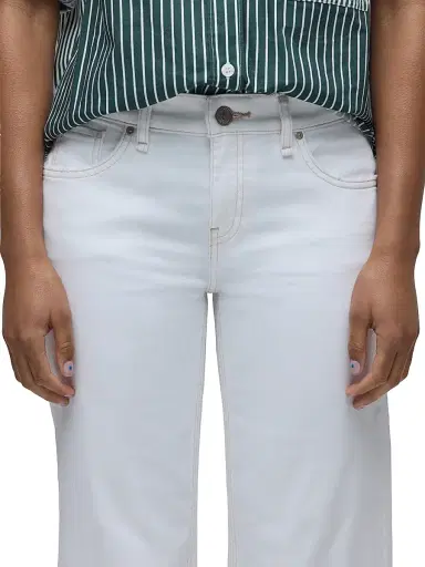 Hudson Jeans Women's Kelli Low-Rise Straight-Leg Jeans - White | Thumbnail 7 Hudson Jeans Women's Kelli Low-Rise Straight-Leg Jeans - White | Thumbnail 7