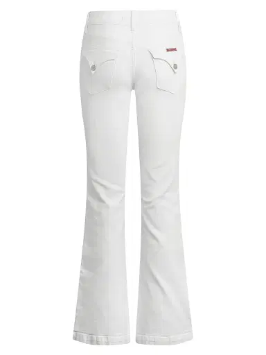 Hudson Jeans Women's Dana High-Rise Flared Jeans - White | Thumbnail 3 Hudson Jeans Women's Dana High-Rise Flared Jeans - White | Thumbnail 3