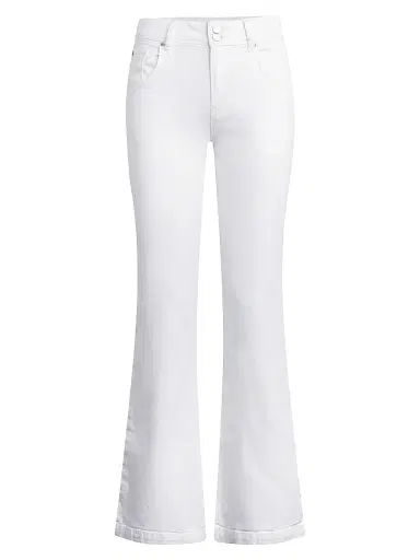 Hudson Jeans Women's Dana High-Rise Flared Jeans - White | Thumbnail 1 Hudson Jeans Women's Dana High-Rise Flared Jeans - White | Thumbnail 1