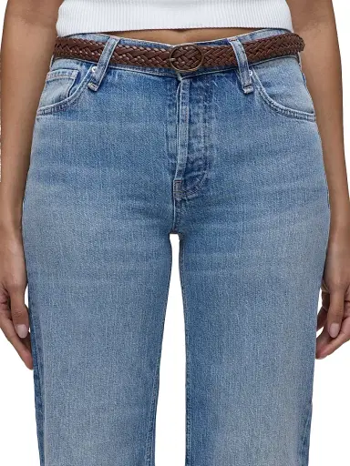 Hudson Jeans Women's Rosie Distressed High-Rise Wide-Leg Jeans - My Way | Thumbnail 7 Hudson Jeans Women's Rosie Distressed High-Rise Wide-Leg Jeans - My Way | Thumbnail 7