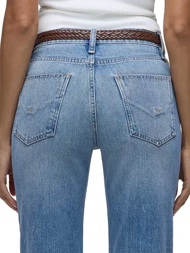 Hudson Jeans Women's Rosie Distressed High-Rise Wide-Leg Jeans - My Way | Thumbnail 8 Hudson Jeans Women's Rosie Distressed High-Rise Wide-Leg Jeans - My Way | Thumbnail 8