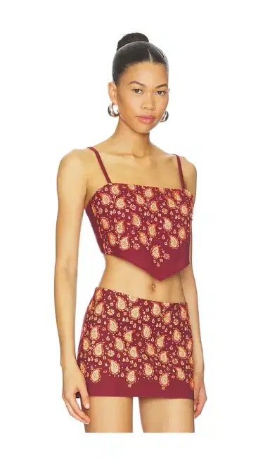 Understated Leather x REVOLVE Beaded Paisley Top | Thumbnail 2 Understated Leather x REVOLVE Beaded Paisley Top | Thumbnail 2