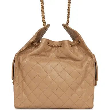 Chanel Chanel Medium 25 Hobo Bag Beige Caviar Antique Gold Hardware | Thumbnail 4 Chanel Chanel Medium 25 Hobo Bag Beige Caviar Antique Gold Hardware | Thumbnail 4
