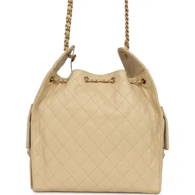 Chanel Chanel Medium 25 Hobo Bag Light Beige Caviar Antique Gold Hardware | Thumbnail 4 Chanel Chanel Medium 25 Hobo Bag Light Beige Caviar Antique Gold Hardware | Thumbnail 4