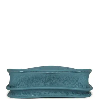 HERMÈS Hermes Evelyne 23 Blue Jean Clemence Palladium Hardware | Thumbnail 6 HERMÈS Hermes Evelyne 23 Blue Jean Clemence Palladium Hardware | Thumbnail 6