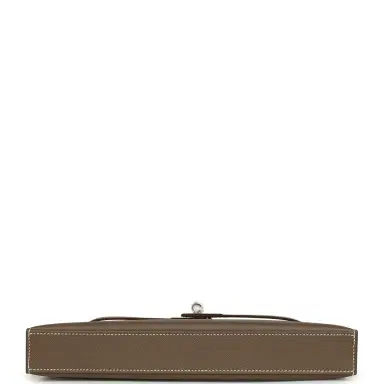 HERMÈS Hermes Kelly Elan Etoupe Madame Palladium Hardware | Thumbnail 6 HERMÈS Hermes Kelly Elan Etoupe Madame Palladium Hardware | Thumbnail 6