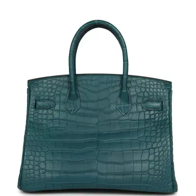 HERMÈS Pre-owned Hermes Birkin 30 Colvert Matte Alligator Gold Hardware | Thumbnail 4 HERMÈS Pre-owned Hermes Birkin 30 Colvert Matte Alligator Gold Hardware | Thumbnail 4