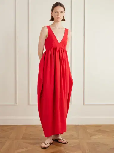 RÓHE Woven Midi Dress | Thumbnail 2 RÓHE Woven Midi Dress | Thumbnail 2