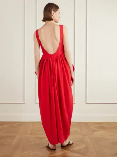 RÓHE Woven Midi Dress | Thumbnail 3 RÓHE Woven Midi Dress | Thumbnail 3