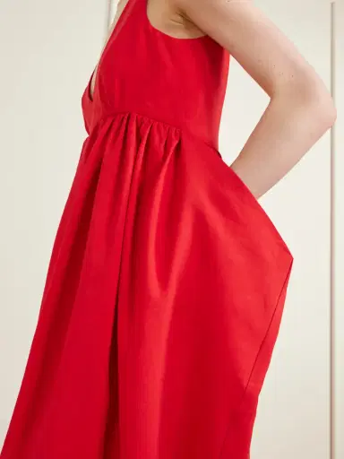 RÓHE Woven Midi Dress | Thumbnail 4 RÓHE Woven Midi Dress | Thumbnail 4