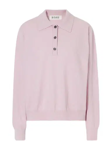 RÓHE Wool-blend Polo Sweater | Thumbnail 1 RÓHE Wool-blend Polo Sweater | Thumbnail 1
