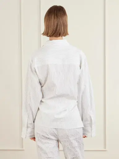 RÓHE Striped Crepon Shirt | Thumbnail 3 RÓHE Striped Crepon Shirt | Thumbnail 3