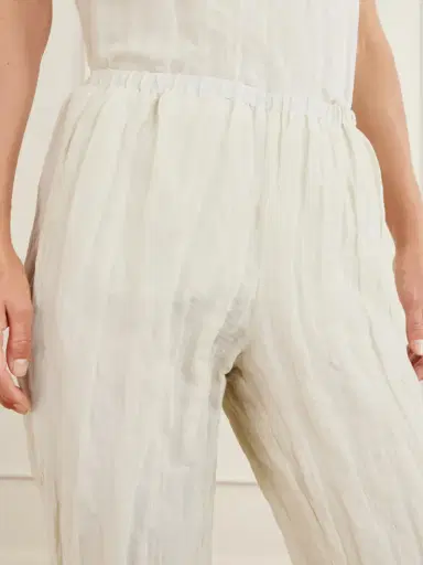 RÓHE Crinkled Cotton-blend Wide-leg Pants | Thumbnail 5 RÓHE Crinkled Cotton-blend Wide-leg Pants | Thumbnail 5
