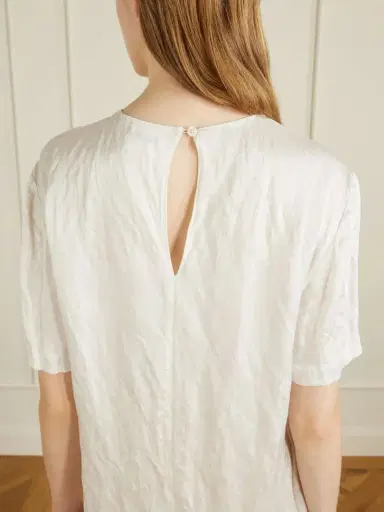 Khaite Webber Crinkled-voile Midi Dress | Thumbnail 4 Khaite Webber Crinkled-voile Midi Dress | Thumbnail 4
