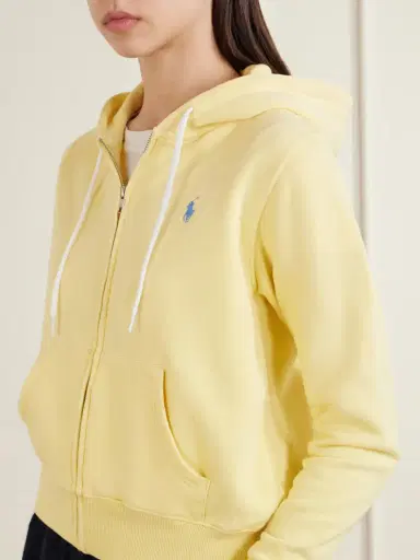 Polo Ralph Lauren Logo-embroidered Cotton-blend Zip-up Hoodie | Thumbnail 4 Polo Ralph Lauren Logo-embroidered Cotton-blend Zip-up Hoodie | Thumbnail 4