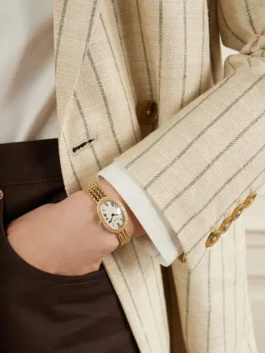 Stephanie Windsor + Cartier Vintage 1990s Baignoire 18-karat Gold Diamond Watch, Ref. 1920 (6.25'' Wrist) | Thumbnail 2 Stephanie Windsor + Cartier Vintage 1990s Baignoire 18-karat Gold Diamond Watch, Ref. 1920 (6.25'' Wrist) | Thumbnail 2