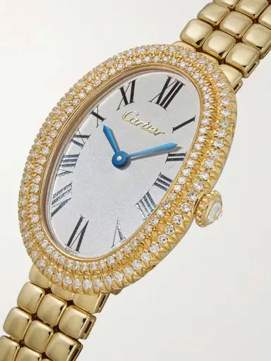 Stephanie Windsor + Cartier Vintage 1990s Baignoire 18-karat Gold Diamond Watch, Ref. 1920 (6.25'' Wrist) | Thumbnail 3 Stephanie Windsor + Cartier Vintage 1990s Baignoire 18-karat Gold Diamond Watch, Ref. 1920 (6.25'' Wrist) | Thumbnail 3