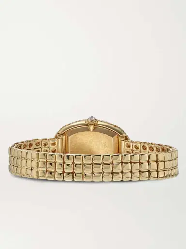 Stephanie Windsor + Cartier Vintage 1990s Baignoire 18-karat Gold Diamond Watch, Ref. 1920 (6.25'' Wrist) | Thumbnail 5 Stephanie Windsor + Cartier Vintage 1990s Baignoire 18-karat Gold Diamond Watch, Ref. 1920 (6.25'' Wrist) | Thumbnail 5
