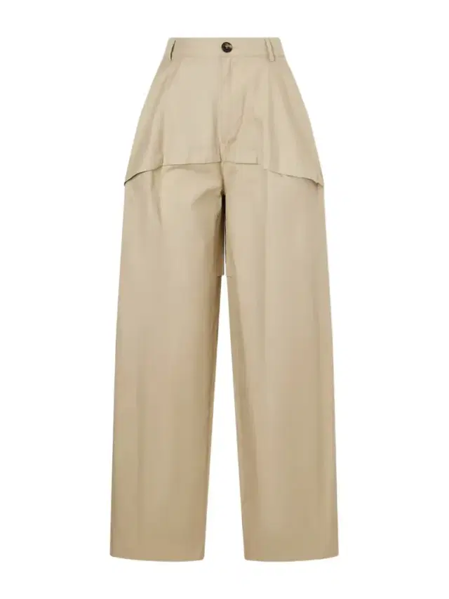 + Paula's Ibiza Paneled Cotton Gabardine Wide-leg Pants + Paula's Ibiza Paneled Cotton Gabardine Wide-leg Pants
