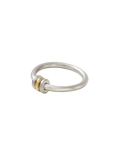 Spinelli Kilcollin Sirius Sterling Silver And 18-karat Gold Ring | Thumbnail 1 Spinelli Kilcollin Sirius Sterling Silver And 18-karat Gold Ring | Thumbnail 1