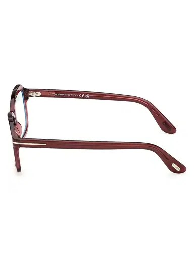 Tom Ford Women's 54MM Blue Block Rectangular Sunglasses - Bordeaux | Thumbnail 3 Tom Ford Women's 54MM Blue Block Rectangular Sunglasses - Bordeaux | Thumbnail 3