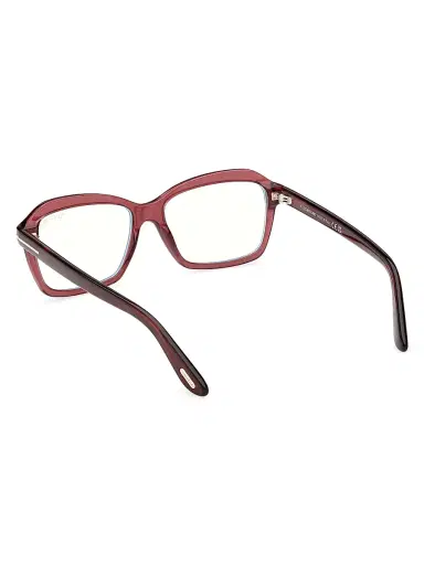 Tom Ford Women's 54MM Blue Block Rectangular Sunglasses - Bordeaux | Thumbnail 4 Tom Ford Women's 54MM Blue Block Rectangular Sunglasses - Bordeaux | Thumbnail 4