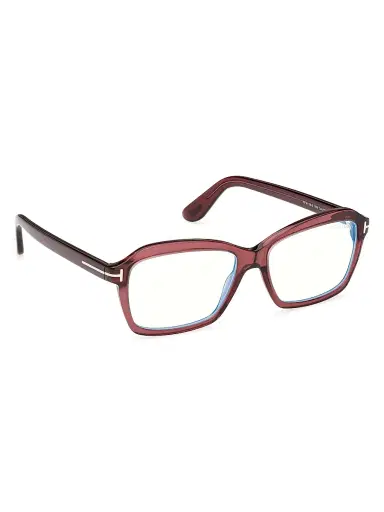 Tom Ford Women's 54MM Blue Block Rectangular Sunglasses - Bordeaux | Thumbnail 8 Tom Ford Women's 54MM Blue Block Rectangular Sunglasses - Bordeaux | Thumbnail 8