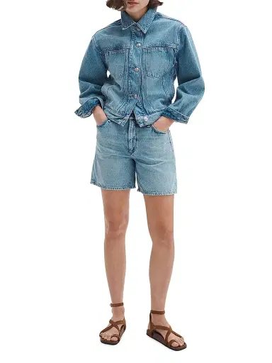 rag & bone Women's Kaia Denim Shorts | Thumbnail 2 rag & bone Women's Kaia Denim Shorts | Thumbnail 2