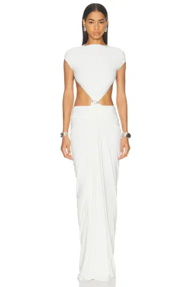 Grace Ling Relic Charms Belt Cinched Maxi Dress | Thumbnail 1 Grace Ling Relic Charms Belt Cinched Maxi Dress | Thumbnail 1