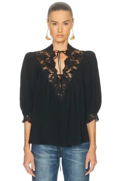 Chloé Silk Top | Thumbnail 2 Chloé Silk Top | Thumbnail 2