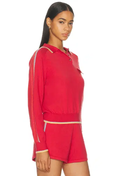 Guest In Residence Relay Polo Top | Thumbnail 2 Guest In Residence Relay Polo Top | Thumbnail 2