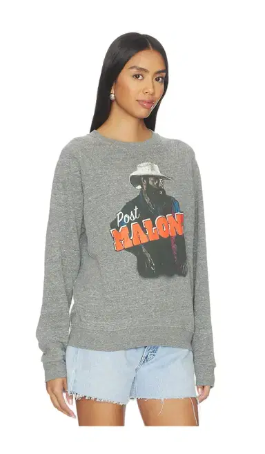 DAYDREAMER Post Malone Posty Leanin Vintage Raglan Sweatshirt | Thumbnail 2 DAYDREAMER Post Malone Posty Leanin Vintage Raglan Sweatshirt | Thumbnail 2