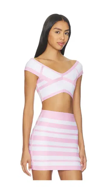 Herve Leger The Spotlight Crop Top | Thumbnail 2 Herve Leger The Spotlight Crop Top | Thumbnail 2