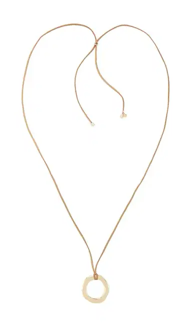 Ettika Open Circle Adjustable Suede Necklace | Thumbnail 1 Ettika Open Circle Adjustable Suede Necklace | Thumbnail 1