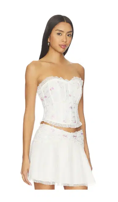 For Love & Lemons Spring Blossom Corset Top | Thumbnail 2 For Love & Lemons Spring Blossom Corset Top | Thumbnail 2