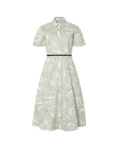 Altuzarra Kieran Bird-Print Cotton Belted Midi Shirtdress | Thumbnail 1 Altuzarra Kieran Bird-Print Cotton Belted Midi Shirtdress | Thumbnail 1