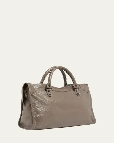 Balenciaga Le City Lambskin Leather Tote Bag | Thumbnail 3 Balenciaga Le City Lambskin Leather Tote Bag | Thumbnail 3