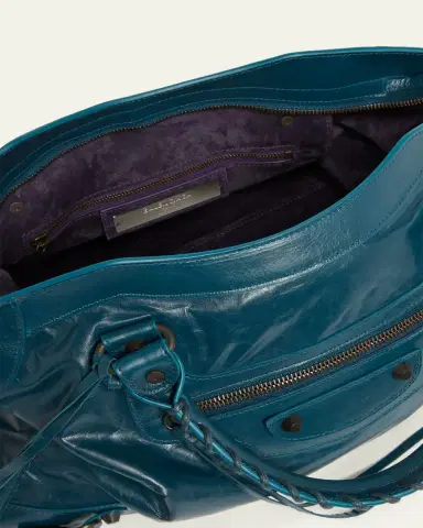 Balenciaga Le City Medium Leather Tote Bag | Thumbnail 4 Balenciaga Le City Medium Leather Tote Bag | Thumbnail 4