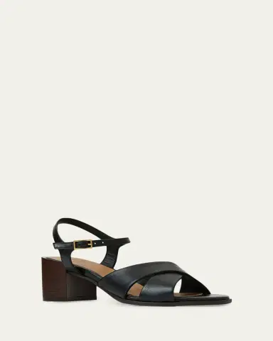 Aquatalia 55mm Domenica Leather Block-Heel Sandals | Thumbnail 2 Aquatalia 55mm Domenica Leather Block-Heel Sandals | Thumbnail 2