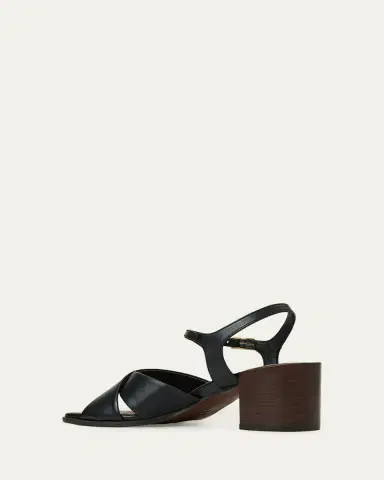 Aquatalia 55mm Domenica Leather Block-Heel Sandals | Thumbnail 4 Aquatalia 55mm Domenica Leather Block-Heel Sandals | Thumbnail 4