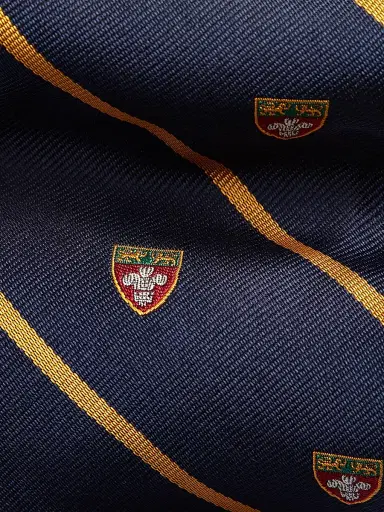 Polo Ralph Lauren Men's Blazer Clubs Striped Silk Tie - Navy | Thumbnail 3 Polo Ralph Lauren Men's Blazer Clubs Striped Silk Tie - Navy | Thumbnail 3