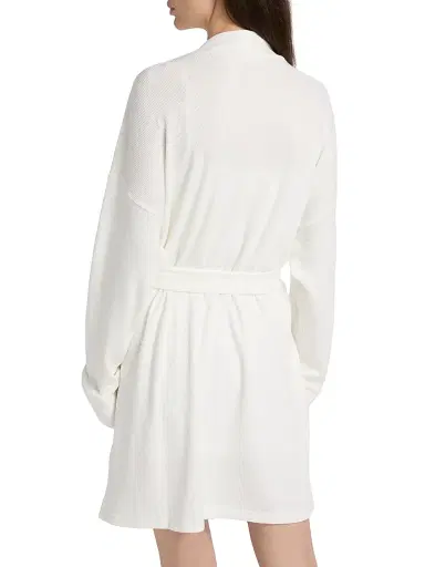 Polo Ralph Lauren Women's Waffle-Knit Cotton-Blend Belted Robe | Thumbnail 5 Polo Ralph Lauren Women's Waffle-Knit Cotton-Blend Belted Robe | Thumbnail 5