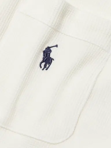 Polo Ralph Lauren Women's Waffle-Knit Cotton-Blend Belted Robe | Thumbnail 7 Polo Ralph Lauren Women's Waffle-Knit Cotton-Blend Belted Robe | Thumbnail 7