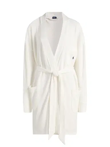 Polo Ralph Lauren Women's Waffle-Knit Cotton-Blend Belted Robe | Thumbnail 1 Polo Ralph Lauren Women's Waffle-Knit Cotton-Blend Belted Robe | Thumbnail 1