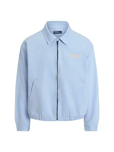 Polo Ralph Lauren Men's Cotton Twill Drop-Shoulder Windbreaker Jacket - Southport Blue | Thumbnail 1 Polo Ralph Lauren Men's Cotton Twill Drop-Shoulder Windbreaker Jacket - Southport Blue | Thumbnail 1