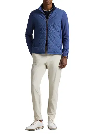 RLX Ralph Lauren Men's Performance Quilted Zip-Front Sweatshirt - Old Royal - Size XXL | Thumbnail 2 RLX Ralph Lauren Men's Performance Quilted Zip-Front Sweatshirt - Old Royal - Size XXL | Thumbnail 2
