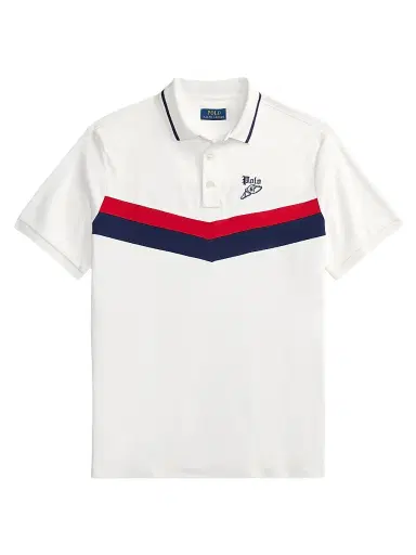 Polo Ralph Lauren Men's Logo Striped Cotton Polo Shirt | Thumbnail 1 Polo Ralph Lauren Men's Logo Striped Cotton Polo Shirt | Thumbnail 1